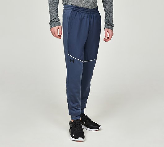 Under Armour Junior Amour Fleece Storm Pant | Downpour Grey / Black ...