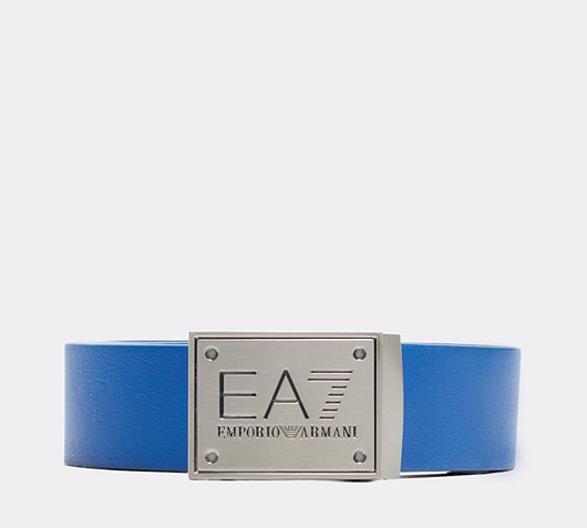 EA7 Plate Belt | Blue / Dark Blue | Footasylum