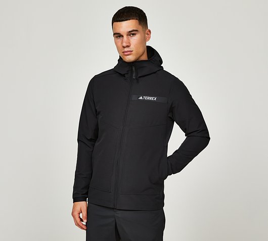 adidas Terrex Multi Softshell Jacket | Black | Footasylum