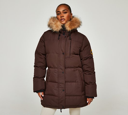 Womens Goshawa Puffer Parka Jacket