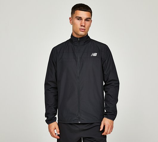 New Balance Accelerate Jacket | Black / Black | Footasylum