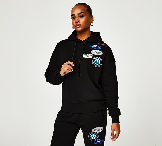 Womens Original Badge Hoodie