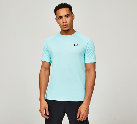 Under Armour Tech 2.0 T-Shirt | Neo Turquoise / Black | Footasylum