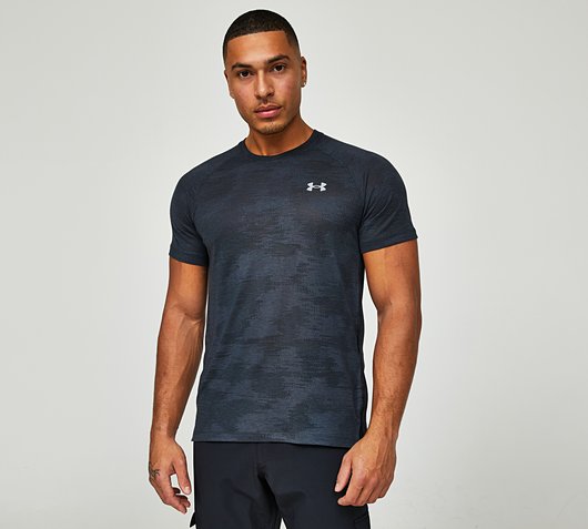 UA Streaker Speed Camo Short Sleeve T-Shirt