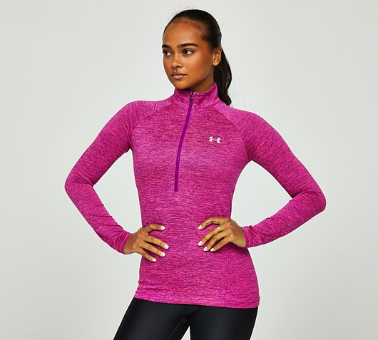 Under Armour - Womens Tech Twist Half Zip T-Shirt