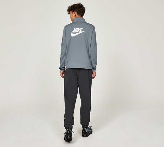 Nike Junior Poly Full Zip Tracksuit | Smoke Grey | Footasylum