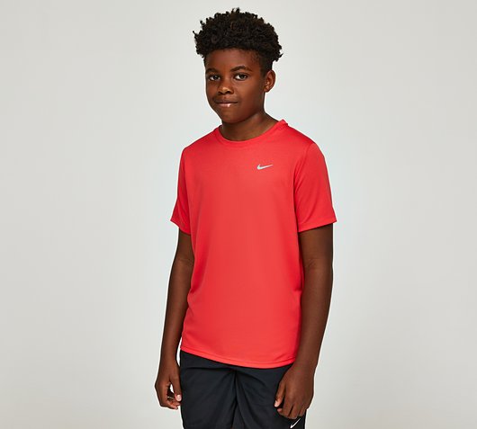 Nike Junior Dri-FIT Miler T-Shirt | Track Red | Footasylum