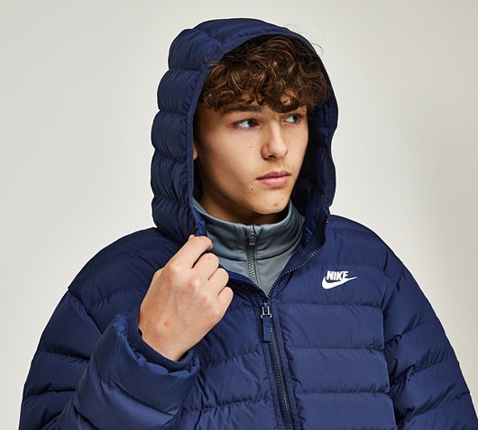 Nike Junior NSW Synthetic Filled Jacket | Midnight Navy | Footasylum