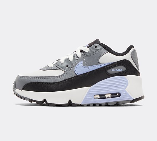 Nike Nursery Air Max 90 Leather Trainer | Photon Dust / Light Thistle ...