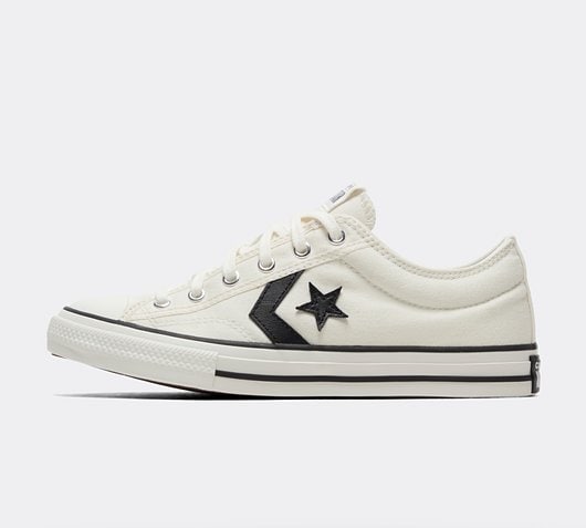 Kabelbane Specialitet fusionere Converse Junior Star Player 76 Trainer | Vintage White / Black / Egret |  Footasylum