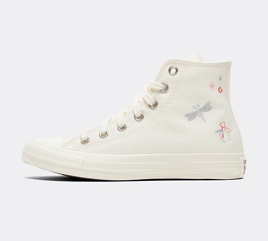Converse Womens Chuck Taylor All Star Hi Trainer Egret Pale Amethyst Fairy Footasylum