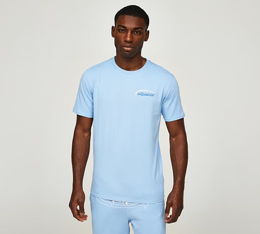 Dripmade Elite 5.0 T-Shirt | Placid Blue / Pink | Footasylum