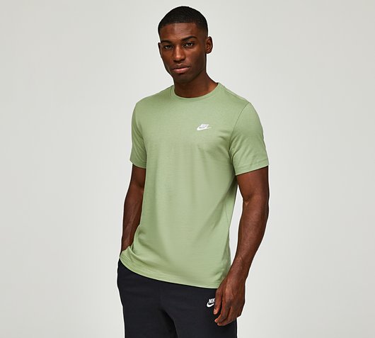 Nike Club T-Shirt | Oil Green | Footasylum