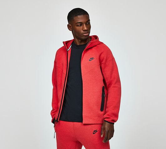 Red Nike Tech Fleece