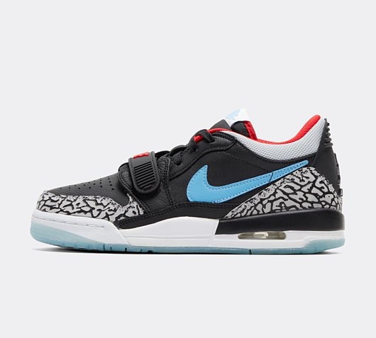 Jordan Junior Legacy 312 Trainer | Black / Wolf Grey / Valor Blue / Red ...