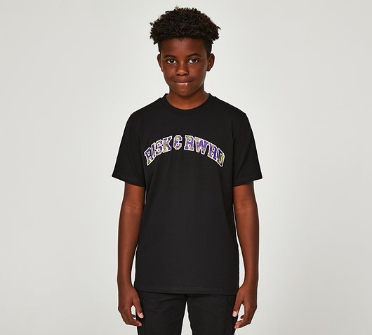 Junior Paisley Text T-Shirt
