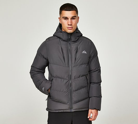 Alpyrex Forge Puffer Jacket | Asphalt | Footasylum