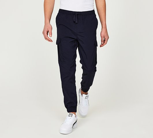 Brave Soul Junior Cargo Cuff Pant | Navy | Footasylum