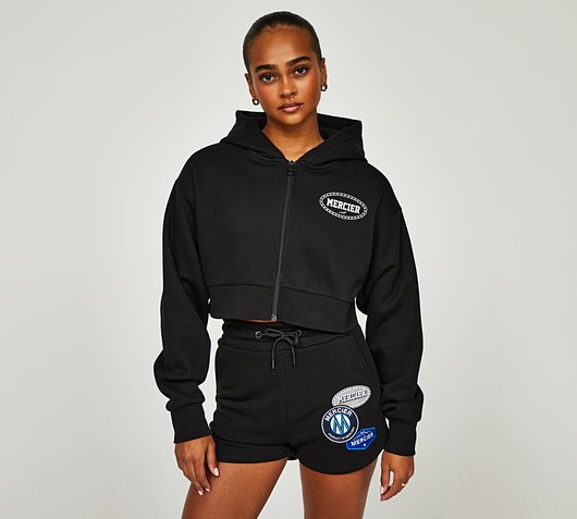 Womens Maison Zipped Through Hoodie