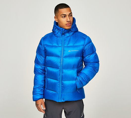 Monterrain Everest Down Puffer Jacket | Cobalt | Footasylum