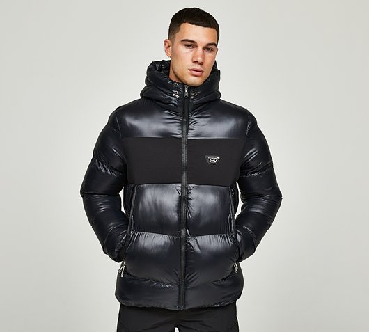 Alessandro Zavetti Catrio 2.0 Puffer Jacket | Jet Black | Footasylum