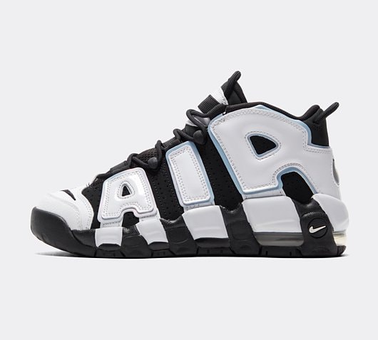 Nike Junior Air More Uptempo Trainer Black White Cobalt