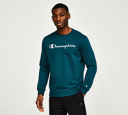 Mangler Punktlighed ryste Champion Crewneck Sweatshirt | Green | Footasylum