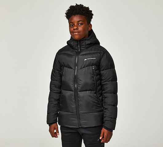 Monterrain Junior Blanc Synthetic Puffer Jacket | Jet Black | Footasylum