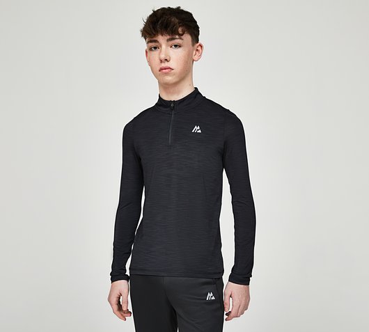 Junior Velocity Quarter Zip T-Shirt