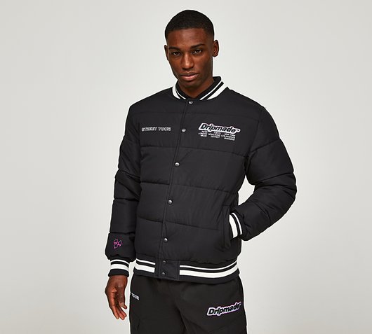 Street Tour Puffer Varsity Bomber Jacket