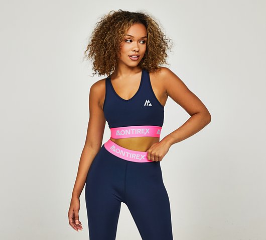 Womens Icon Contrast Bra Top
