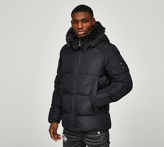 Glorious Gangsta Omarez 2.0 L Short Puffer Jacket | Jet Black | Footasylum