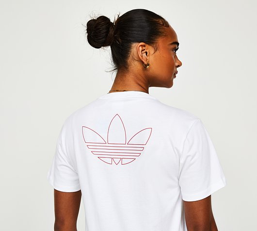 adidas Originals Womens Regular T-Shirt | White | Footasylum