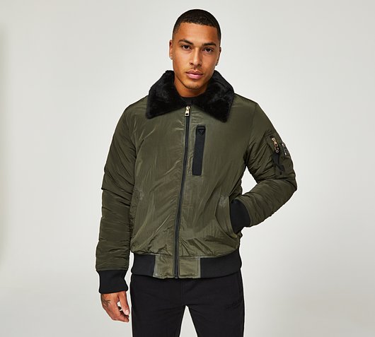 Vitzio MA2 Puffer Bomber Jacket