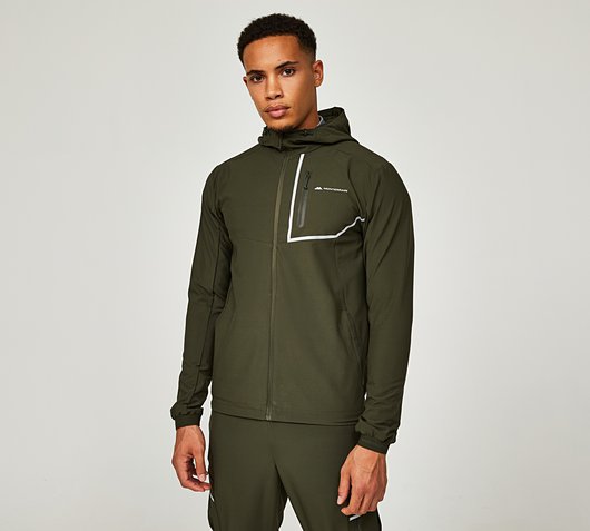 Monterrain Ramble 2.0 Woven Running Jacket | Forest Night | Footasylum