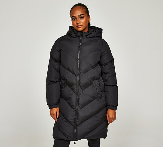 French Connection - Womens Chevron Padded Jacket