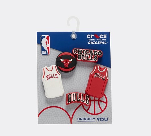 5 Pack NBA Chicago Bulls Jibbitz Charm Jewels