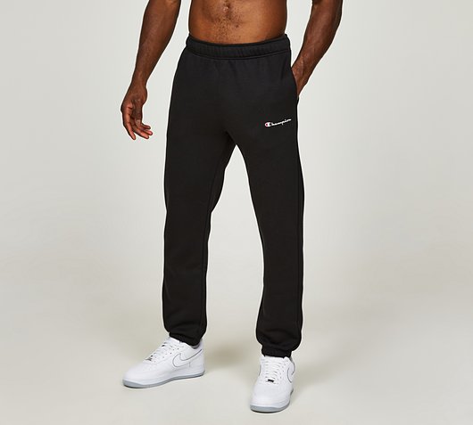 Champion American Embroidered Fleece Pant | Black Beauty | Footasylum