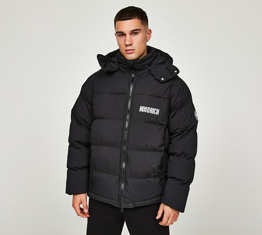 Hoodrich OG Phenom Puffer Jacket | Black | Footasylum