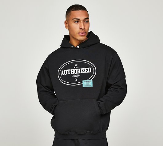 Oval Graphic Relaxed Fit Overhead Hoodie
