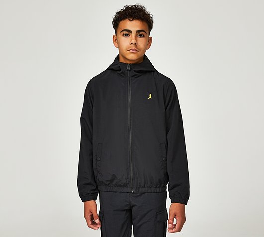 Brave Soul Junior Zip Through Hooded Jacket | Black | Footasylum