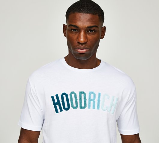 Hoodrich OG Kraze T-Shirt | White / Deep Lagoon / Aqua Haze | Footasylum