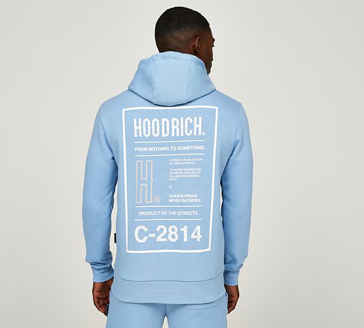 Hoodrich OG Akira V6 Paisley Overhead Hoodie | Placid Blue / Micro Chip |  Footasylum
