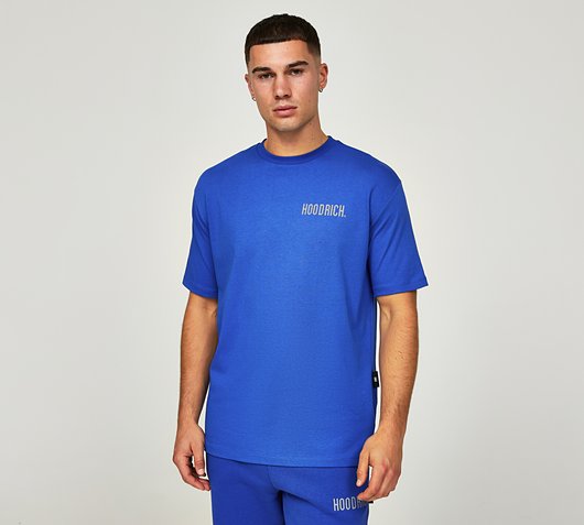 Hoodrich OG Core LC T-Shirt | Dazzling Blue / Weathervane | Footasylum