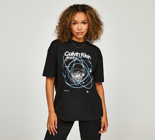 Womens Galaxy Oversize T-Shirt