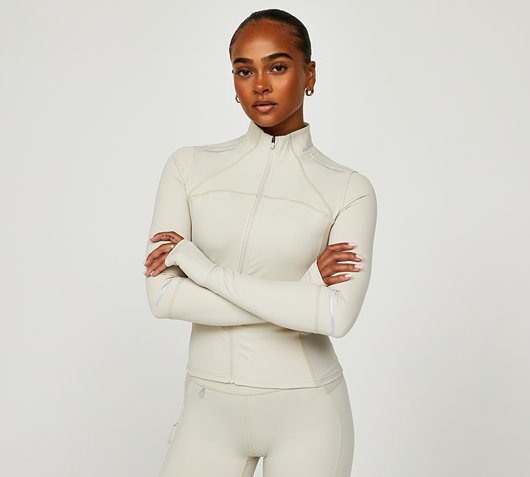 Womens Altitude Full Zip Long Sleeve Top