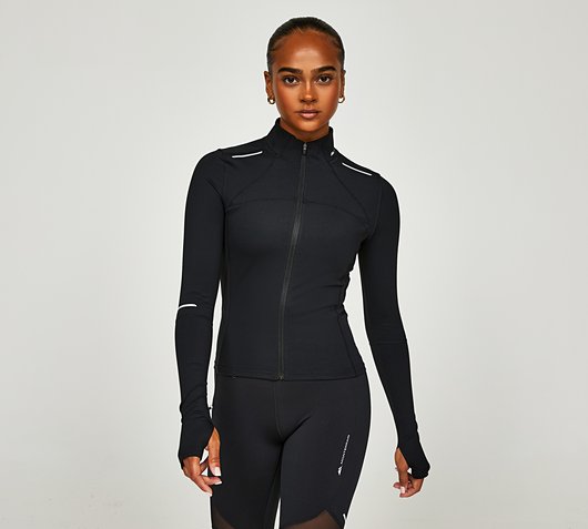 Womens Altitude Full Zip Long Sleeve Top