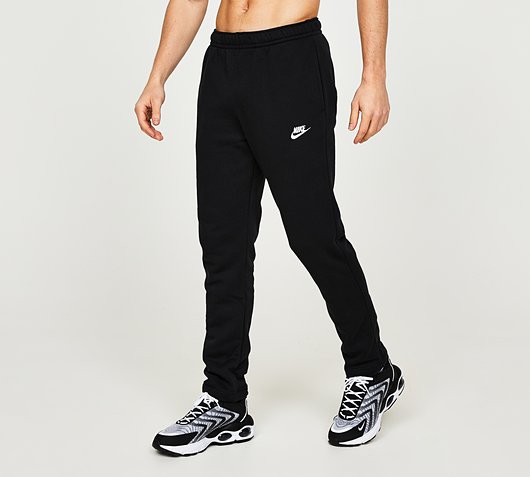 Nike Club Fleece Open Hem Pant | Black | Footasylum