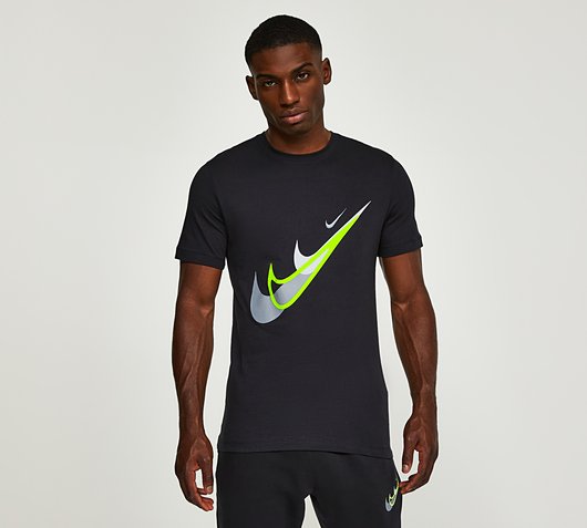 Nike Standard Issue Moto HBR T Shirt Black Footasylum