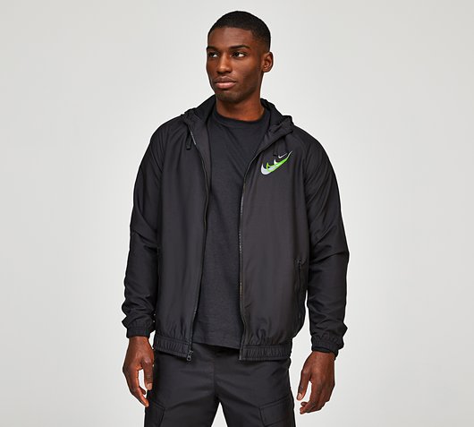 Lime green and hotsell black nike jacket